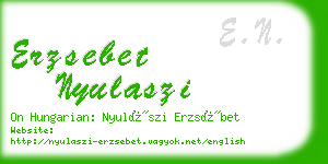 erzsebet nyulaszi business card